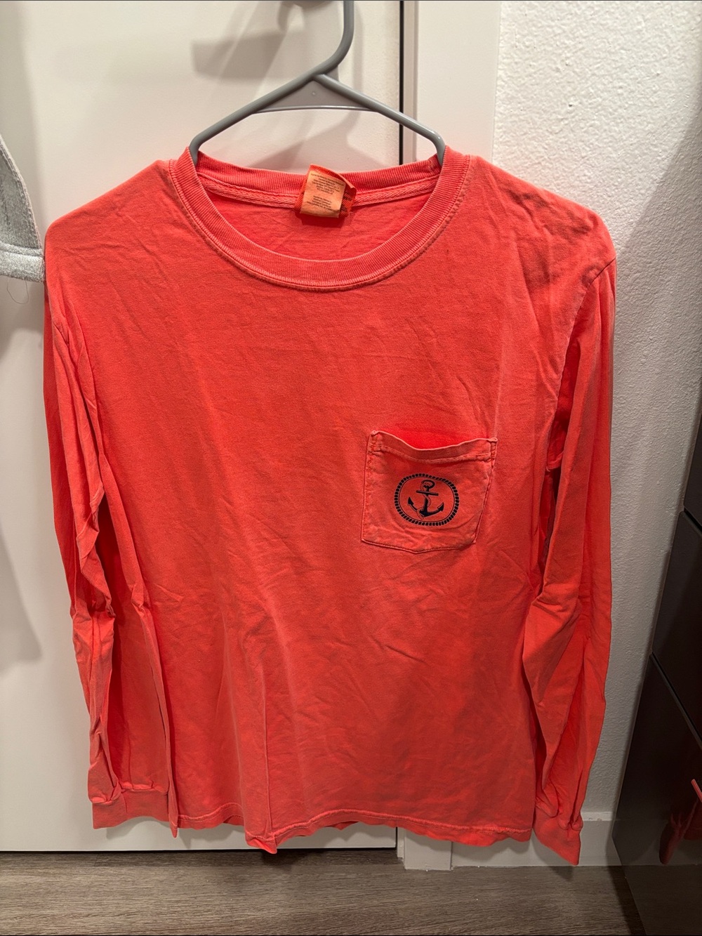 Atlantic Allure Coral Long Sleeve Pocket Tee